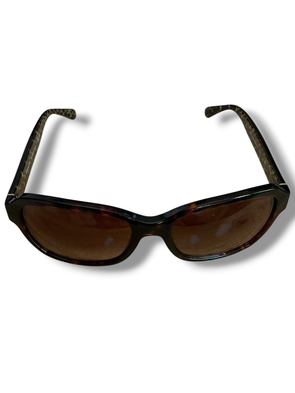 Coach HC 8232 (L1010) 550713 Dark Tortoise Sunglasses with Case - Picture 4 of 12